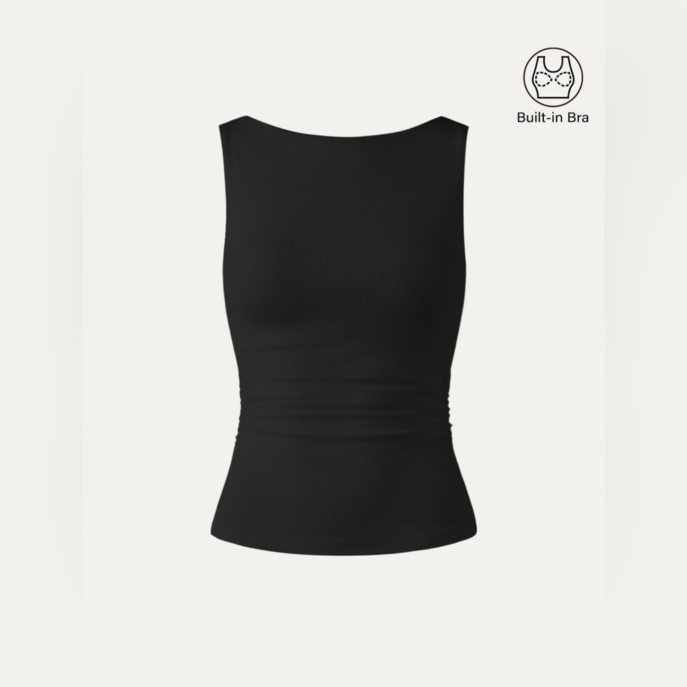 OGL Black Tank Top with Built-in Bra